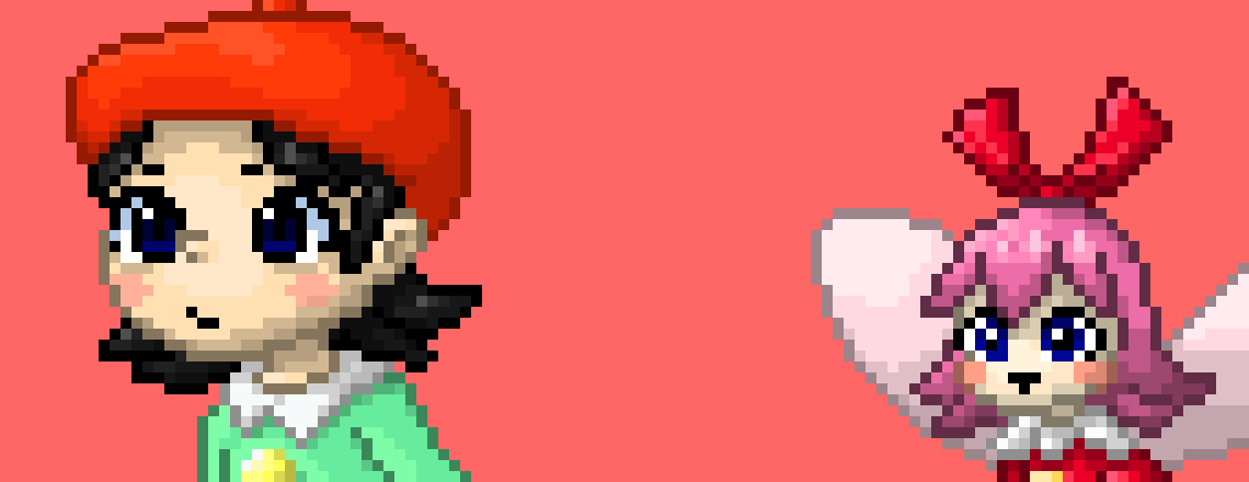 [777455] Ribbon: Ah! Well- farewell Taranza! Adeleine: Y-yeah, see you later-- And Magolor prooobabaly killed him... again..