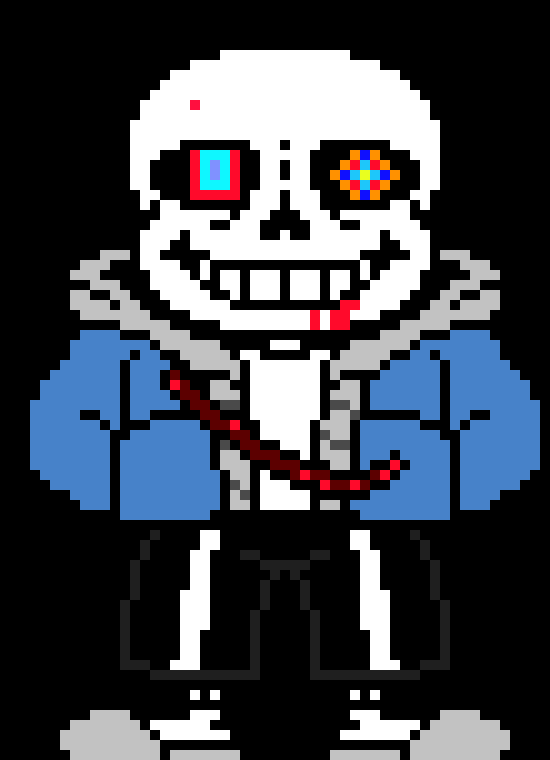 *throws a giant crewmate from among us* -last breath disbelief sans and papyrus