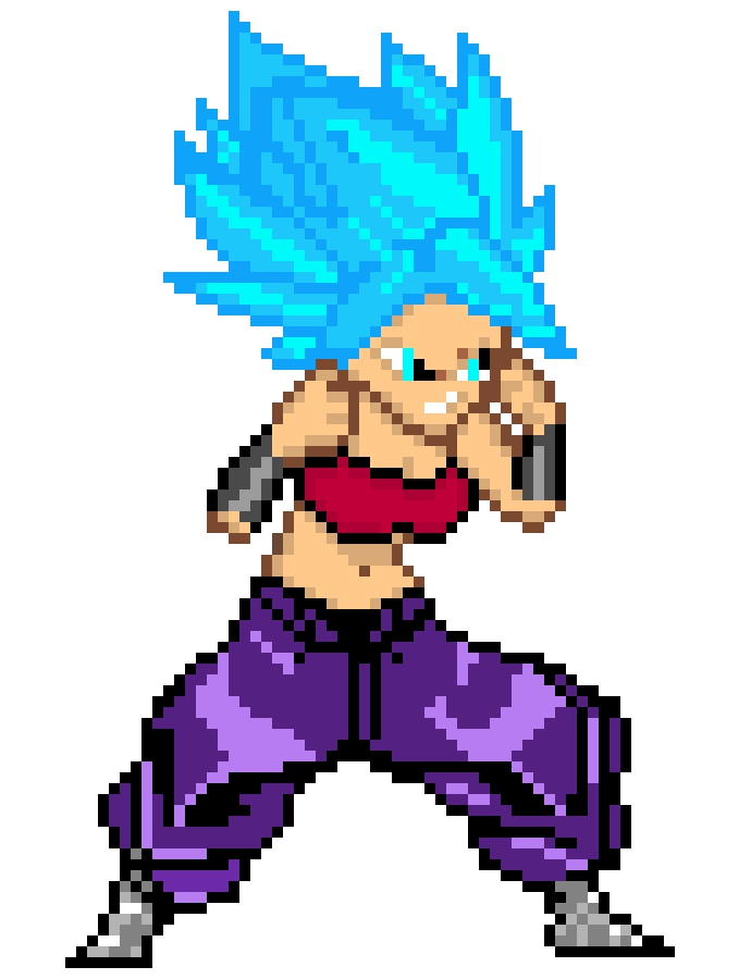 Caulifla Super Saiyan Goddess Blue 