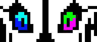 *the omega blaster fired at frisk. completely DESTROYING them.*