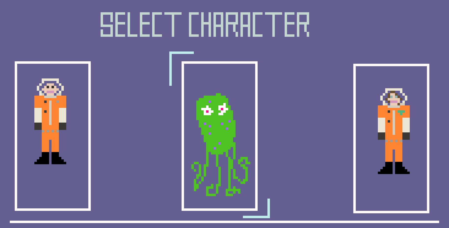 [9cbb6d] Character select - done