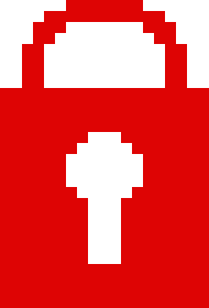 [88a1a9] Red Lock Sprite Sprite