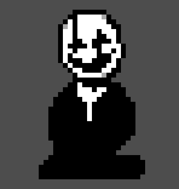 deltarune gaster battle sprites