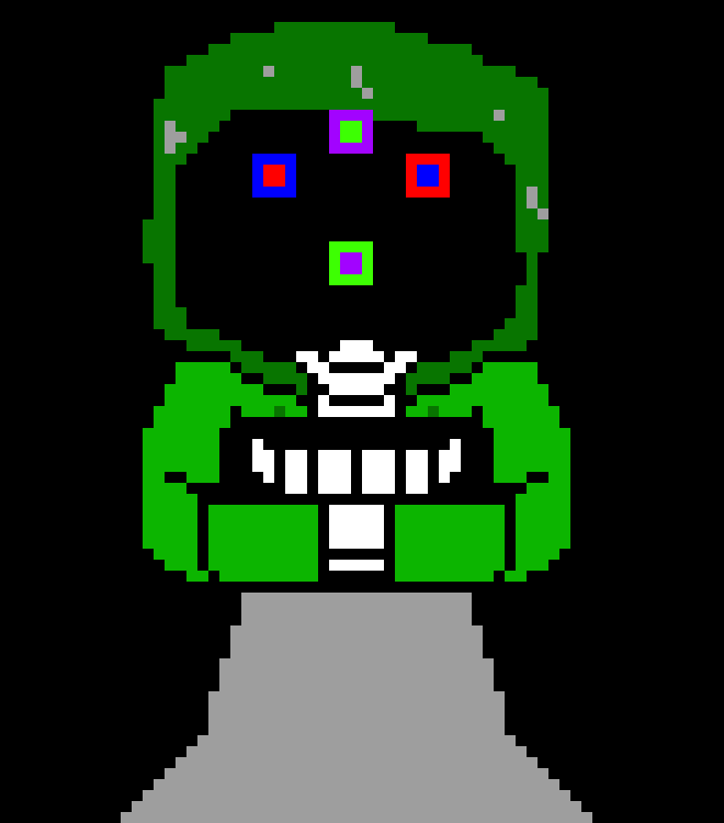 *the disguise gets caught on a tree and rips in half ((fixed))