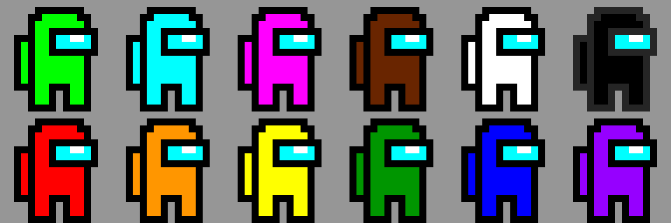 I Made Among Us Sprites
