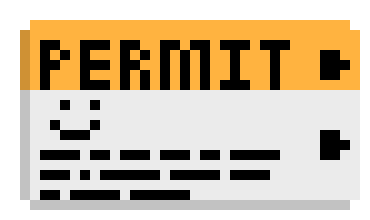 here is my permit
