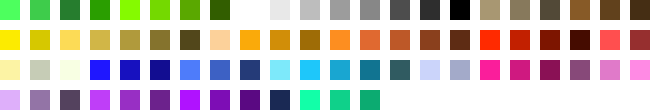 [a59cba] Color Palette (Important!!!)