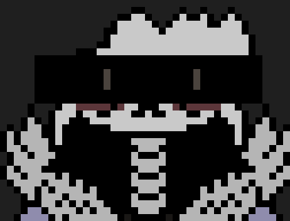 -His body just dusts away-