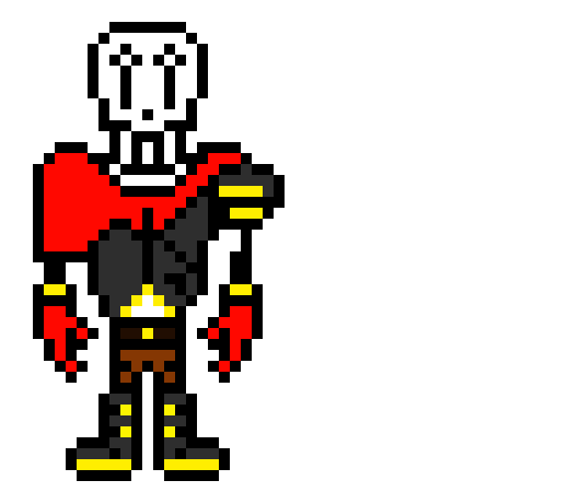 [5a78c0] UnderTale - Papyrus (Overworld Sprite) (KamuiSenketsu)