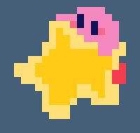 [cd168a] *after they left the forest through the portal, he basically then called upon the warp star and went on it*