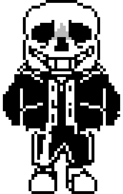 [f0f15f] Ruins Dust Sans sprite 2