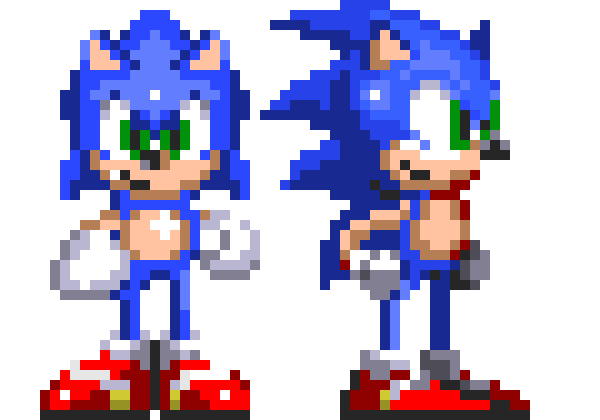 Sonic 2 & 3 Sprite Modern Style