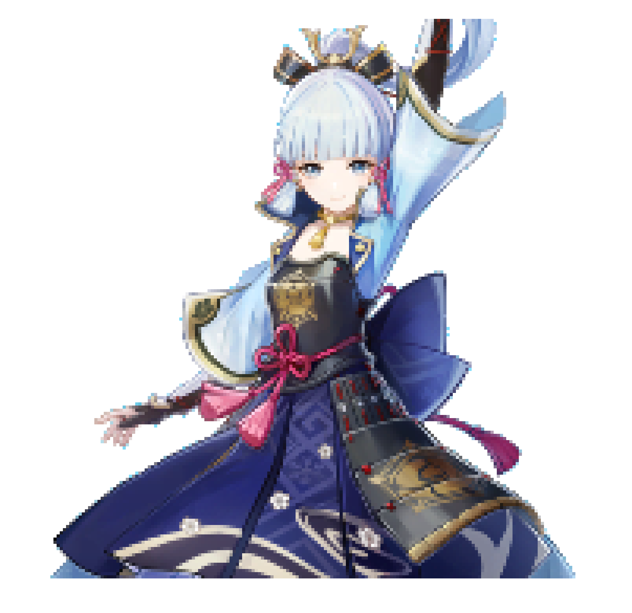 [b68ae3] Ayaka pixelart