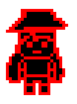 [74c674] danganronpa pixel sprite rita