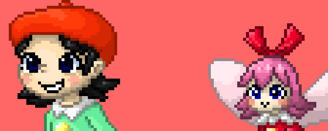 [777455] Adeleine: Alright! I'll go over and help now! *She then walked to where Bandana Dee had pointed.* || Ribbon: And I'll start hanging stuff up now! *She then flew off and began to start help putting decorations up.*