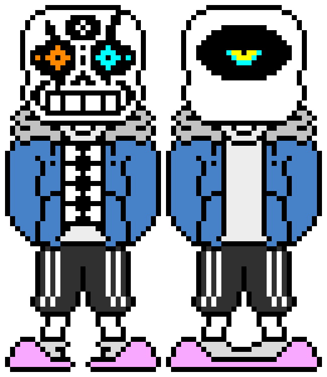 [d6b045] P5! Sans: *Distorted Voice* Oh wow your scary...