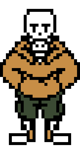 [55f1ea] thanks i made cuz i just wanted to see how it would look like if scott made underswap papyrus instead of sans lol