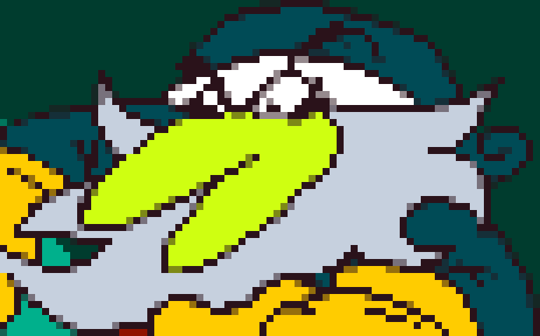 [54d4e0] horse slithers in