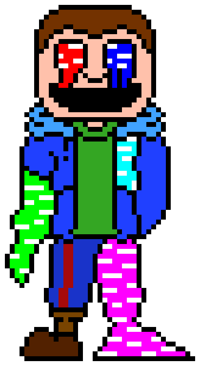 [d6b045] Idle: Jacob, Up: Matrix, Down, Terror, Left: Acid and Right: John