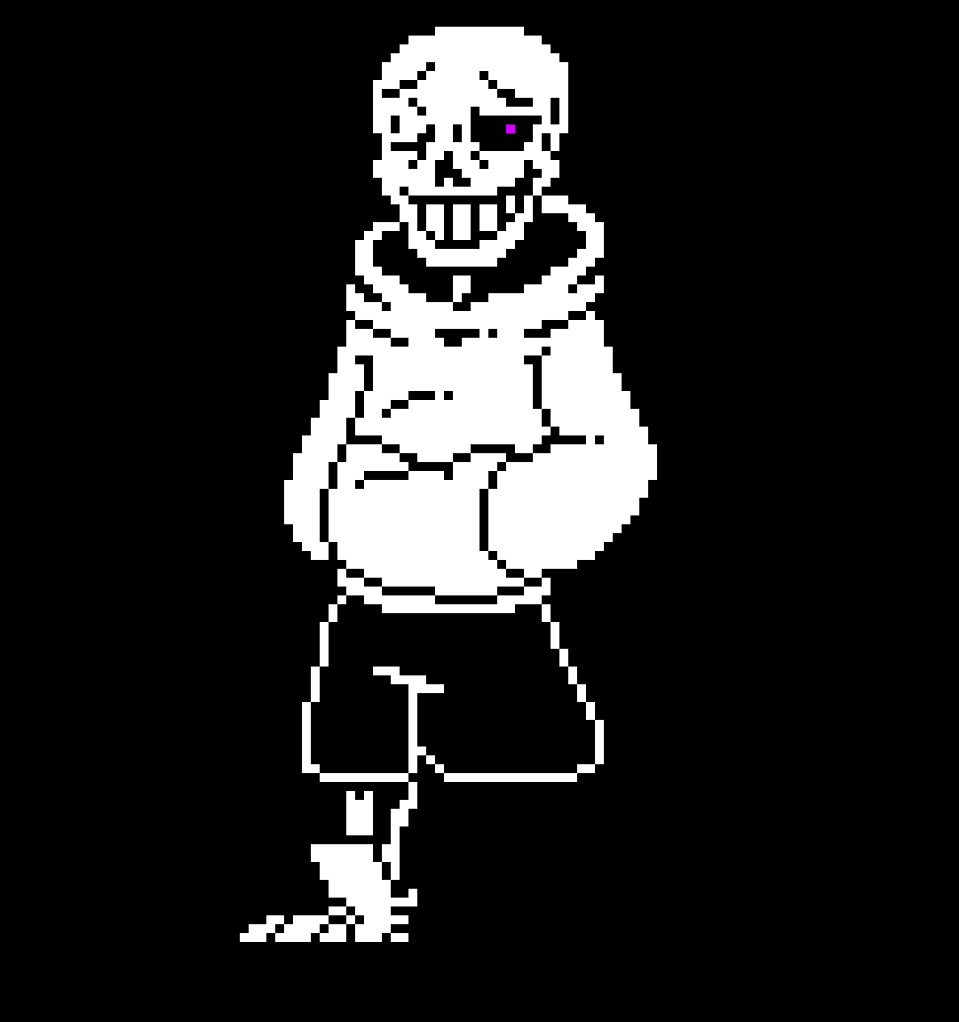 [7b7bce] quick question to anyone should i make karma a papyrus or should i continue with his signature floating skull look? -karma