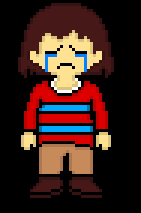 [89a20c] *drops knife and runs up to sans, hugging him* S-SANS IM S-S-SO SORRY