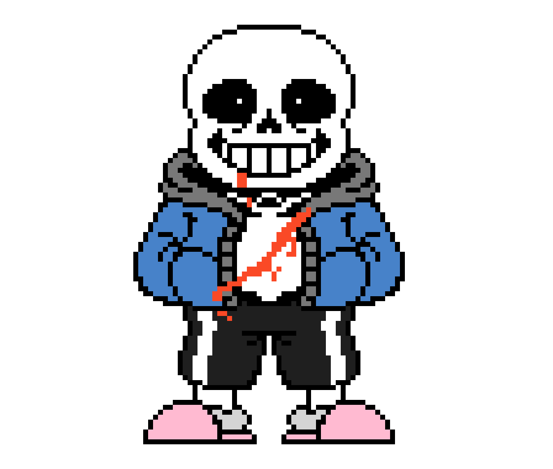 Undertale Sans the Skeleton bleed