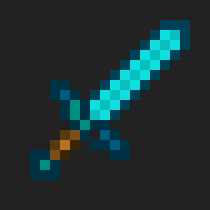 [e621cd] Diamond minecraft sword