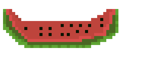 [1b65ee] e3ee70 likes water melon :3