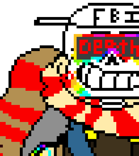 Gets gun ready - Fresh!Ink sans