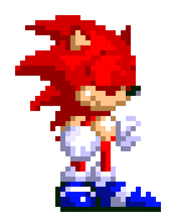 he gets up) what kind of eggman robot are you (starts to see that he isnt a robot) and realises the mistake he made) wait your not a robot... sorry i though you were