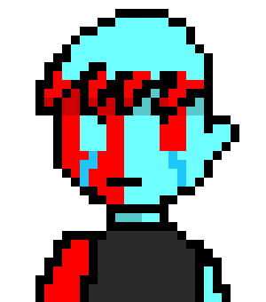 *turns void!sans's cyan and red* YOU'RE SO ANNOYING