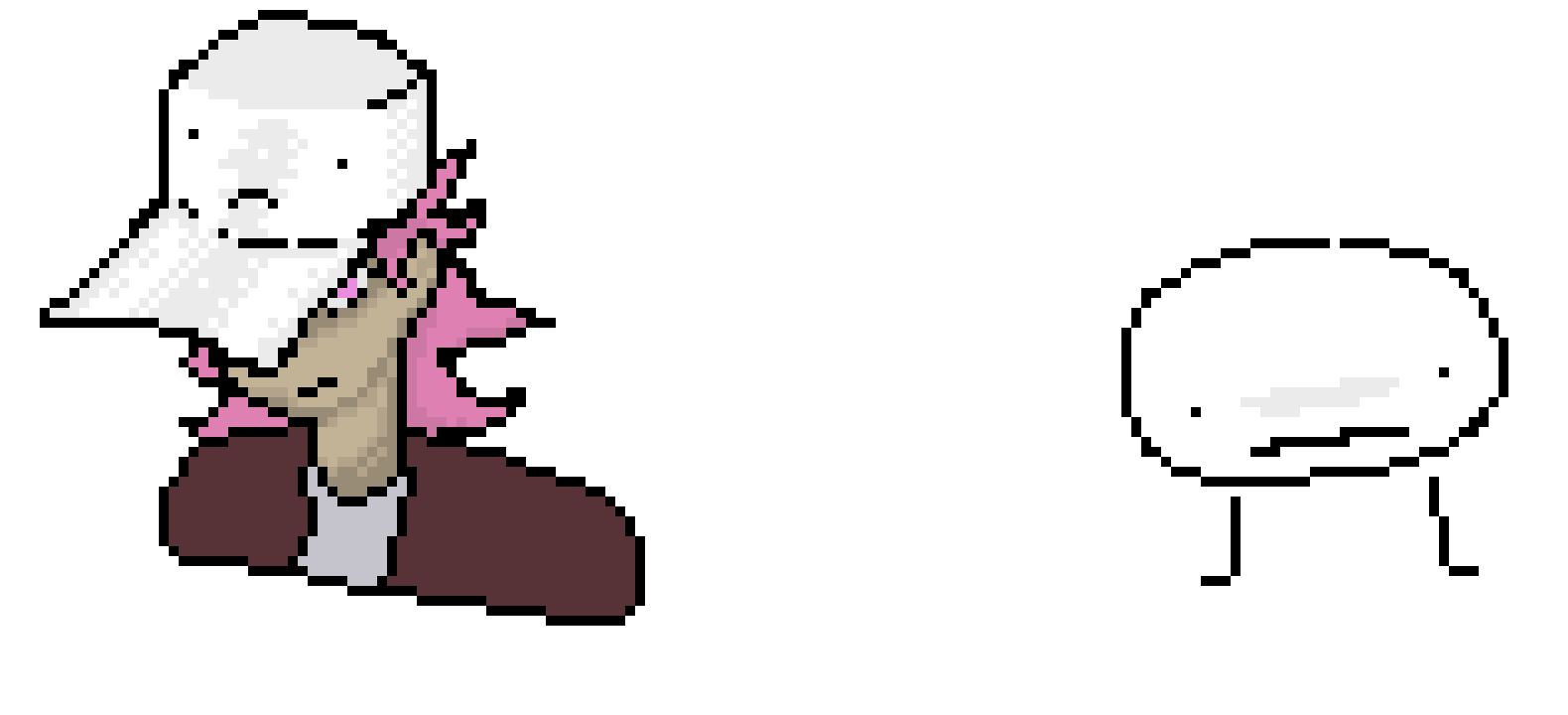 The bloob, FT. Unnamed pink haired girl
