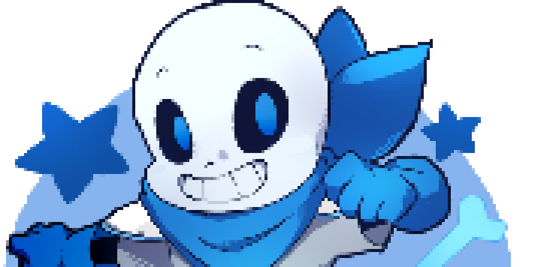 (save) - blue the skeleton!