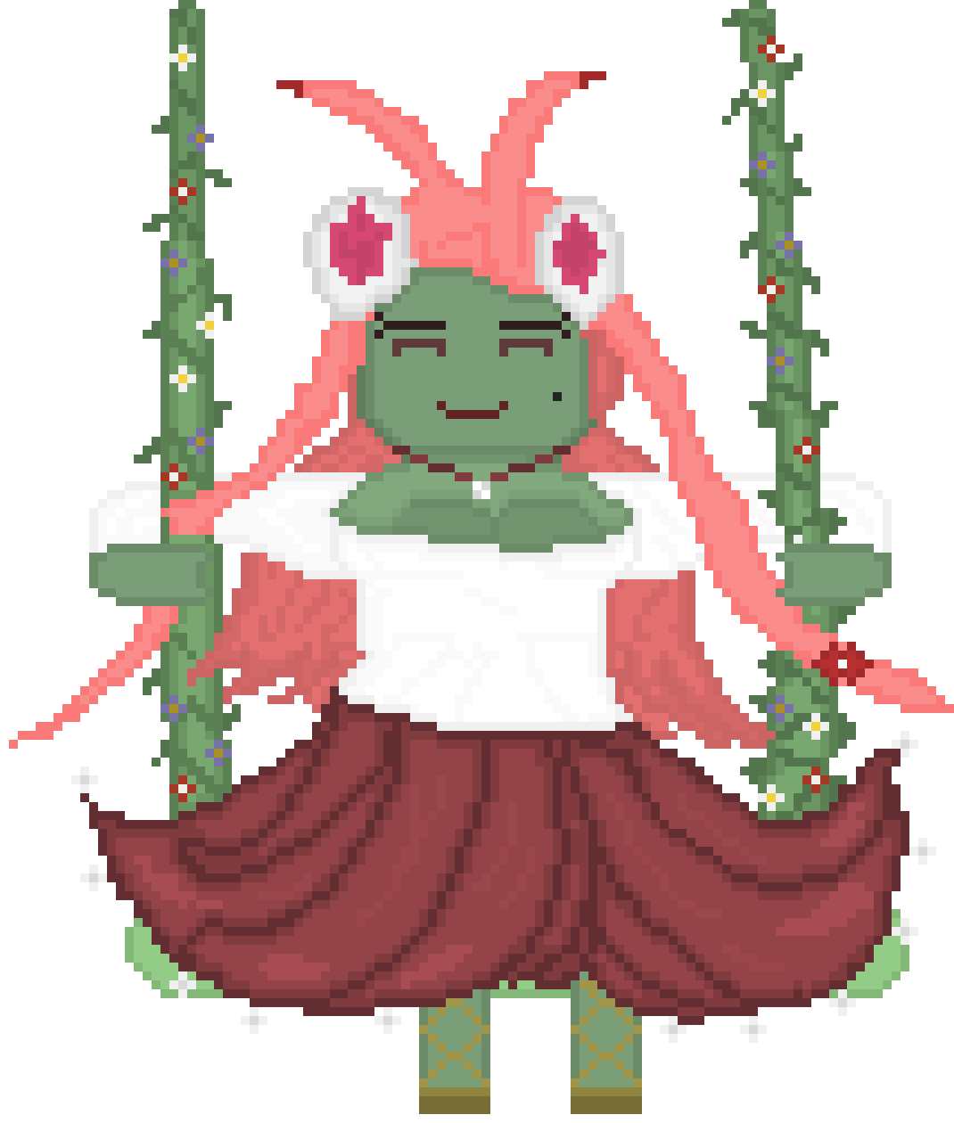 [a00846] Zinnia Swing joy