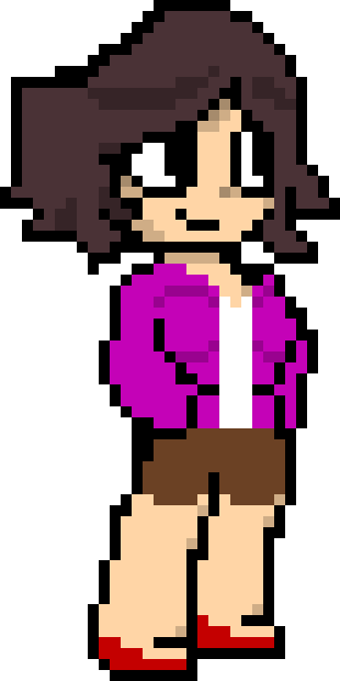 I put her hands in her pockets -Ins