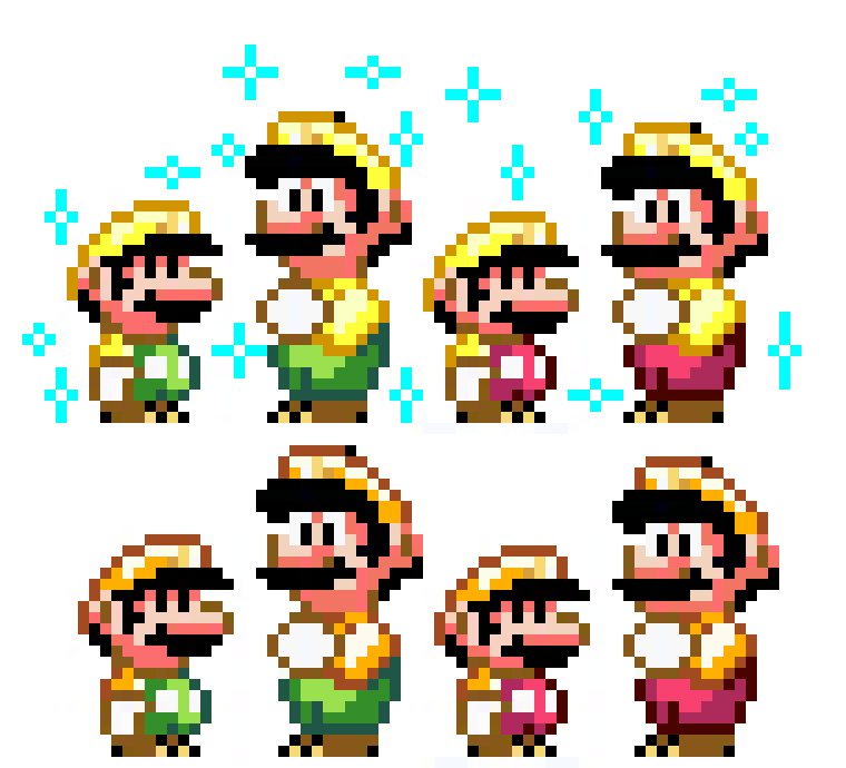 [3f79da] super mario and luigi 1&2