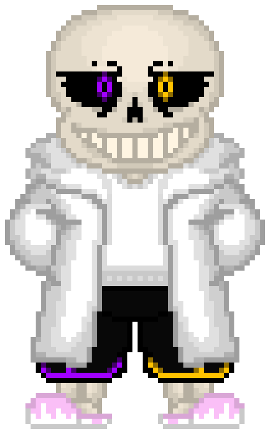 *Falls down on top of the other sans* 