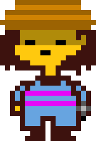 [bfd627] frisk with cowboy hat and empty gun