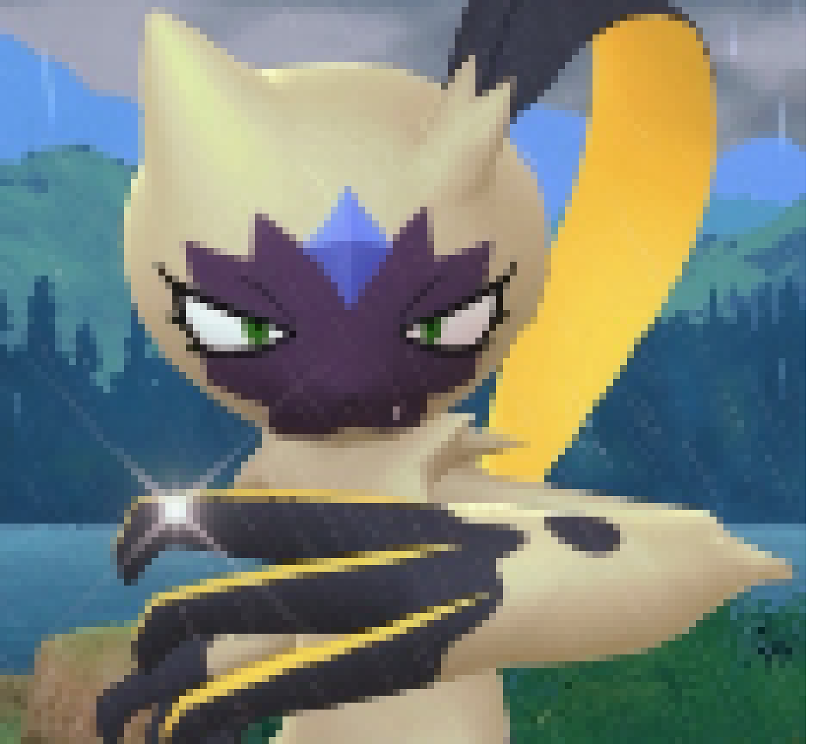 [006d2b] weaves the first two blocks the third and counterattacks with a quick kick to the stomach to push you back.