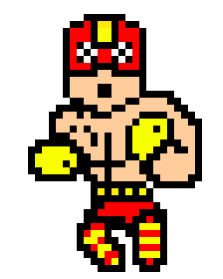 [c6652b] Macho melee gut punched