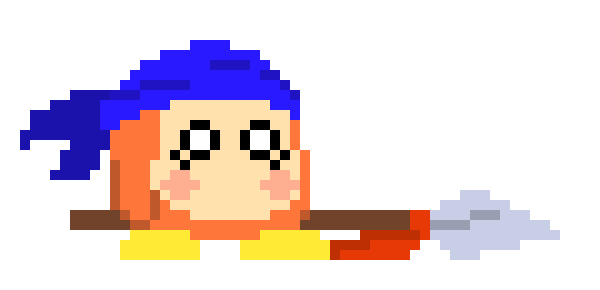 [777455] Uh- yeah-- I uh... Saw him at his palace earlier when I went to go visit him