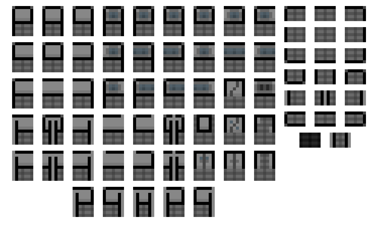[b2ce7f] sylll can i task you with using this sheet to make a room (you'll have to go back to see information on more confusing tiles))