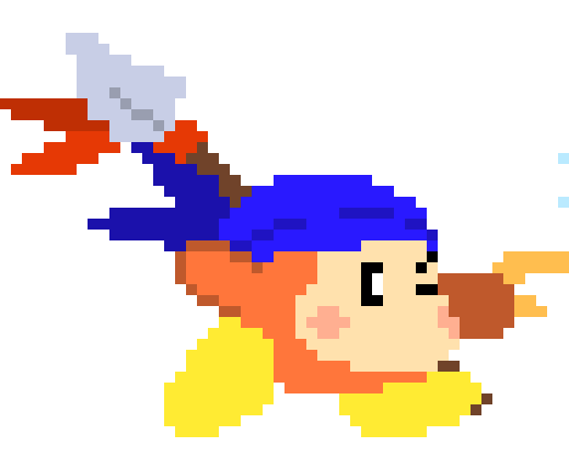 [777455] *Without saying anything, Bandana left Sectonia's Palace to go and aid Marker*