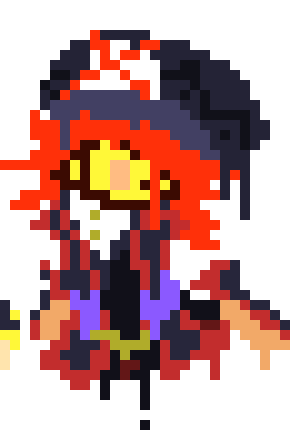 [777455] *Fake Flamberge then attempted to try what Flamberge had done to her, seemingly still matching her angry personality to some degree.*