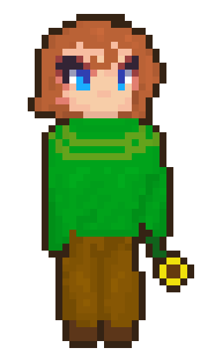 [c4081a] girl w sunflower