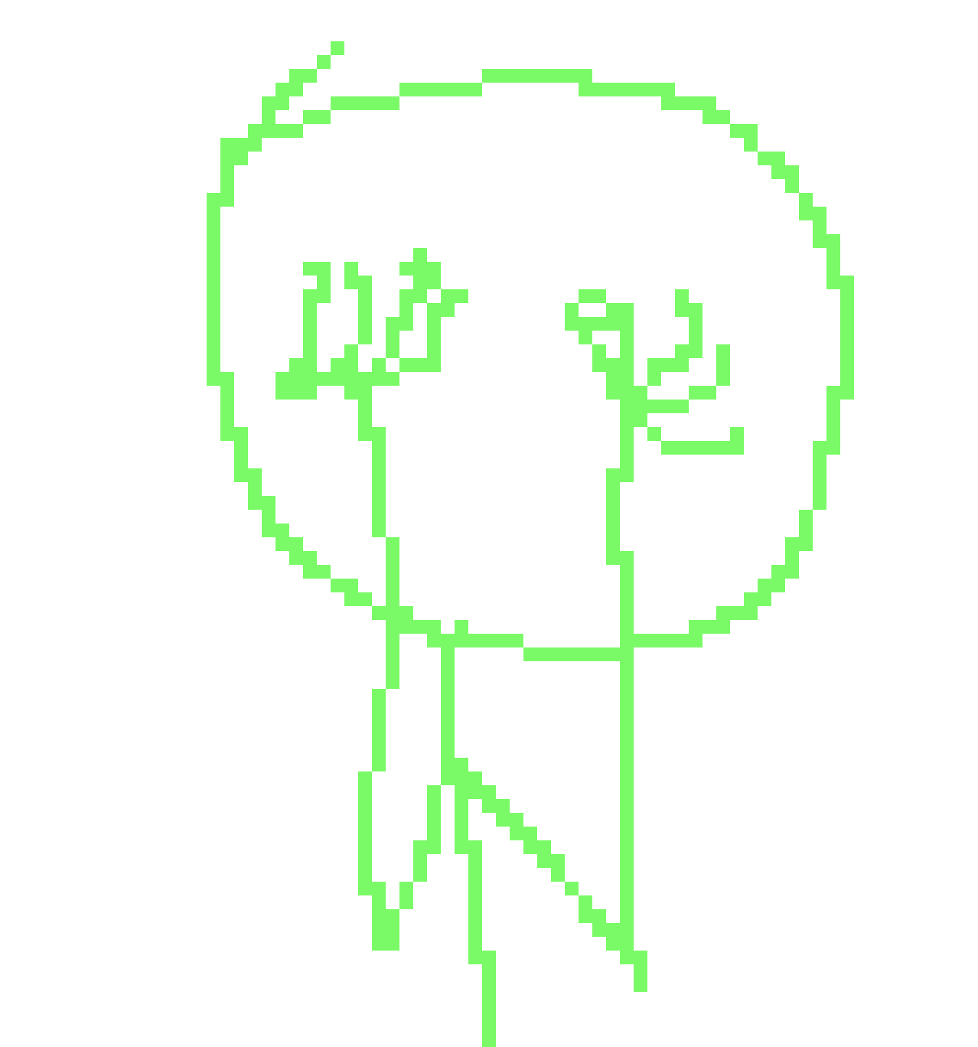 [bed7bc] All green color palette