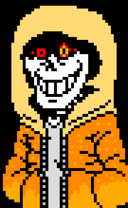 i decided to redraw TOTALLY REAL DUSTTALE AU NOT DUSTSWAP sans the dusttale 