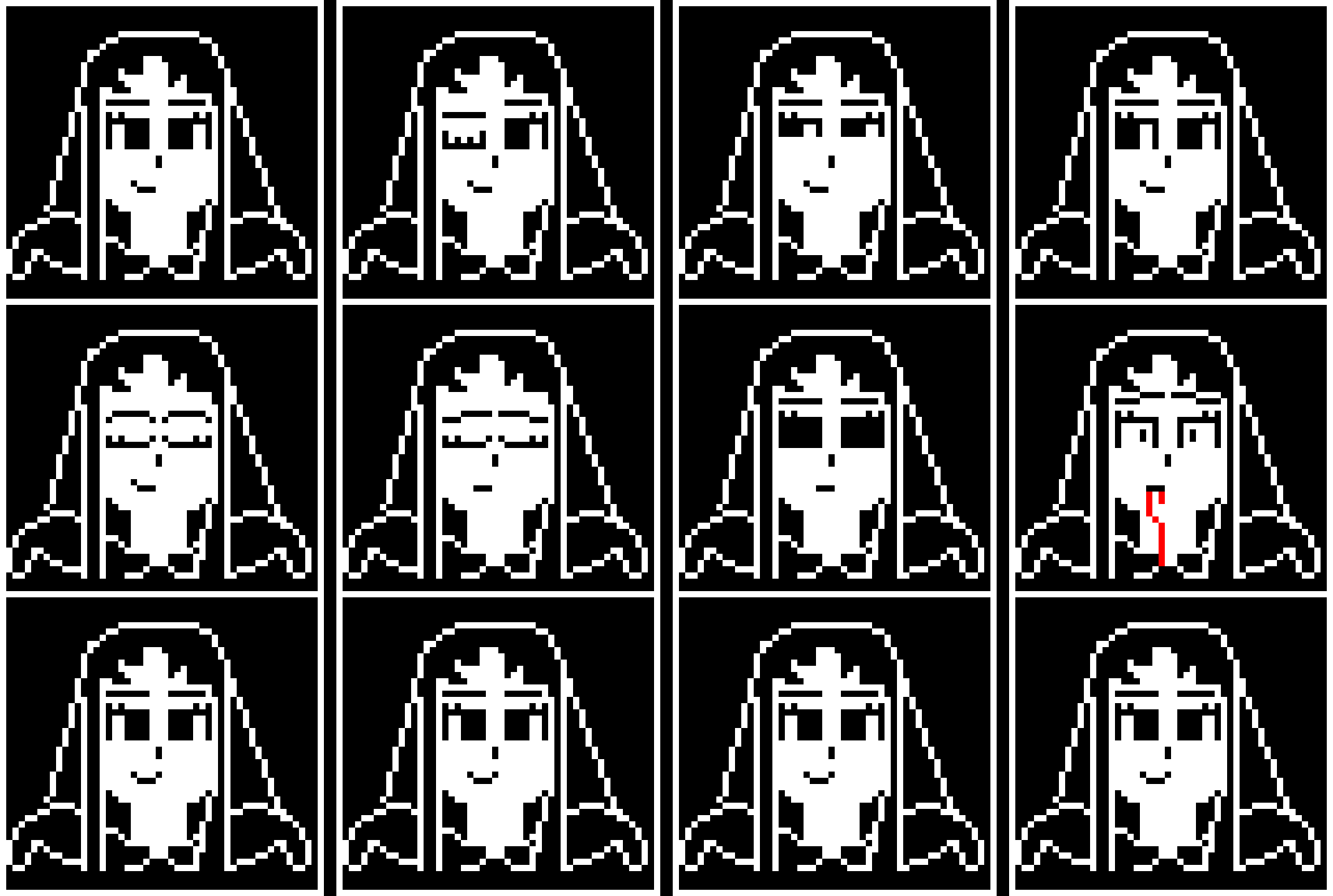 midori sprite faces