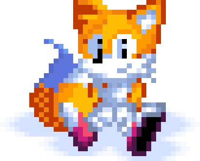 [6e8963] Tails Sitting (With Shadow)