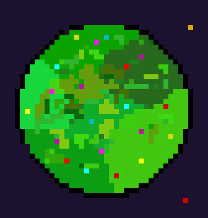 I'm done Jimmy its basically a plant planet its perfect for plants to live but no other things live on it but plants 